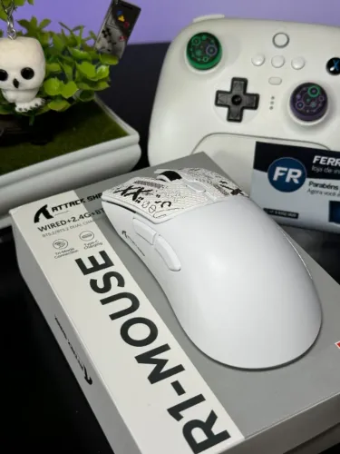 Mouse Gamer Attack Shark R1 White Sem Fio