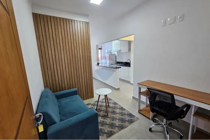 Studio Mobiliado e Decorado para locação no Santa Cruz (Centro) de Jaguariúna