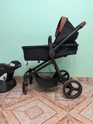 Carrinho de bebê 3 em 1 galzerano modelo ivy