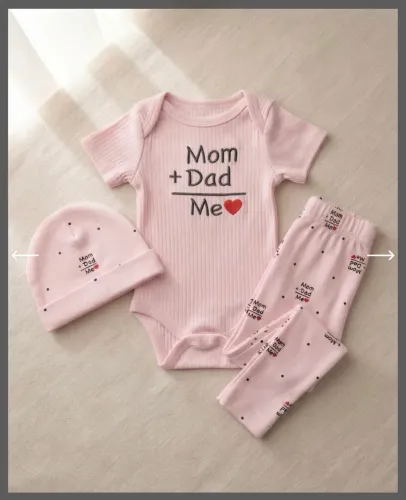 Kit Body, calça e touca - 3 peças Sterling Baby 0 - 6 meses