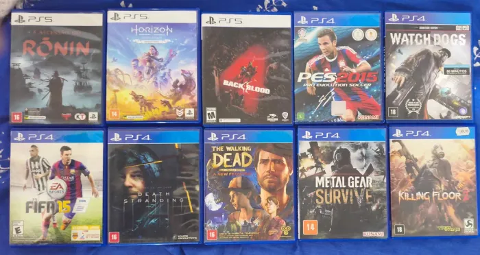 Jogos PS4 e PS5