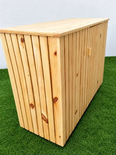 Balcão para atendimento ripado 