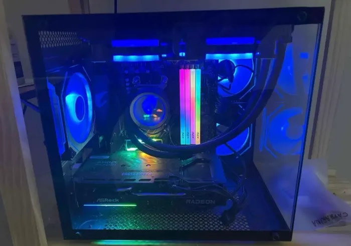 PC Gamer Ryzen 7 5700 + RX 9060 XT 16GB - Pronto para jogar em Full HD e QHD