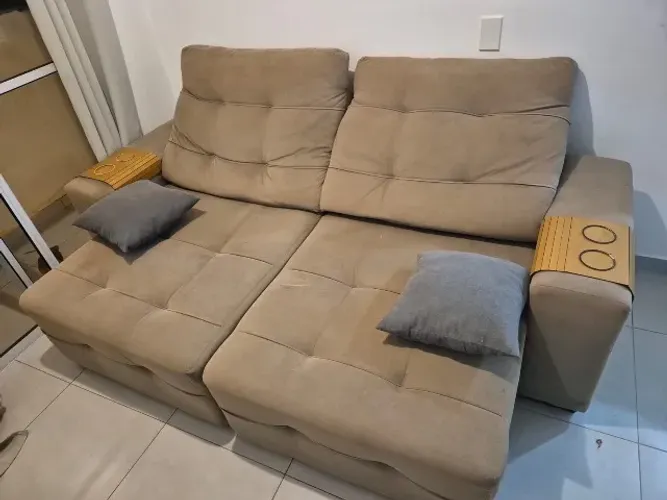 Sofá retrátil 4 lugares