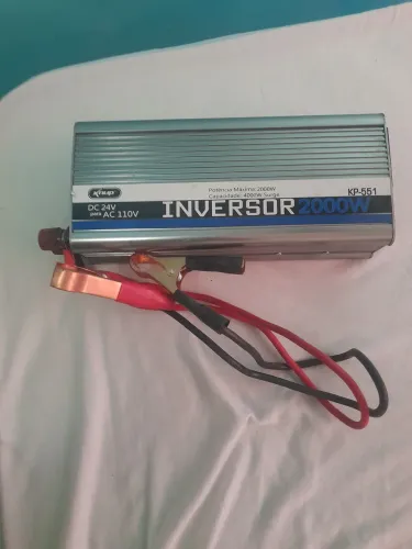 Inversor de tensão ac 110 de 24v seme novo. 