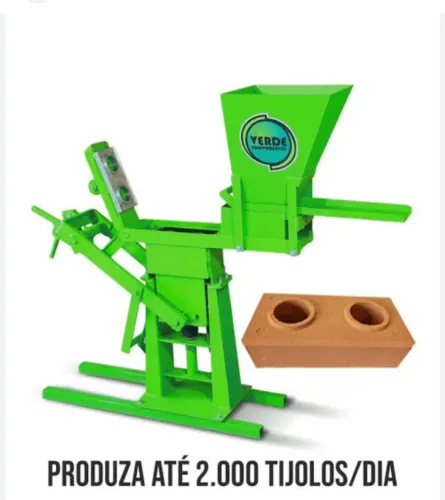 Prensa de tijolo ecológica 