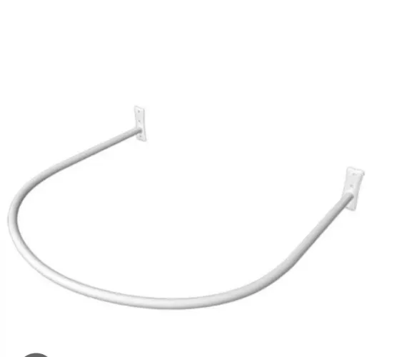 Arco com cortina para provador de loja