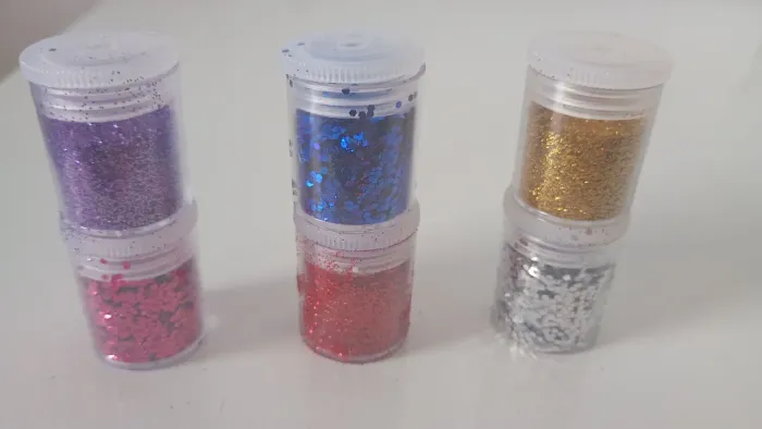 Kit Glitter 6 cores 