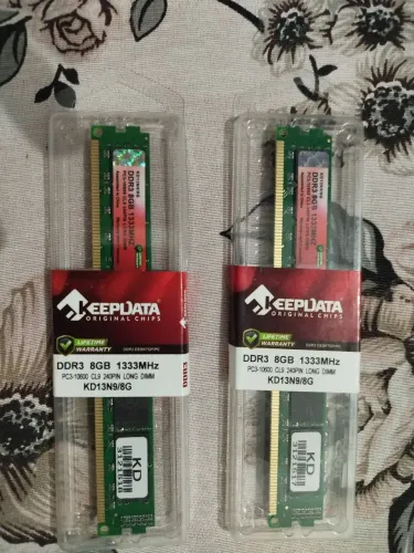 Memórias ddr3 16gb 2x8 lacrada