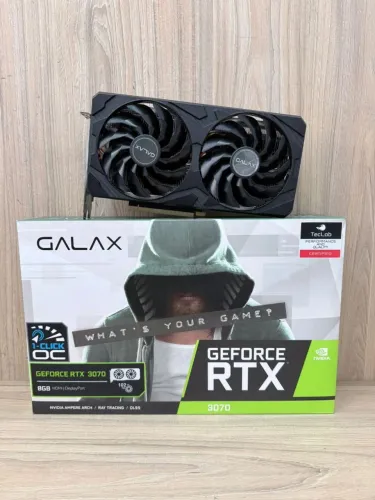 RTX 3070 08GB GALAX OC DUAL FAN 256BITS