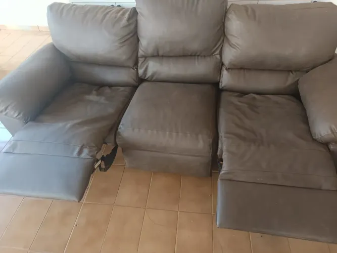 Sofá reclinável