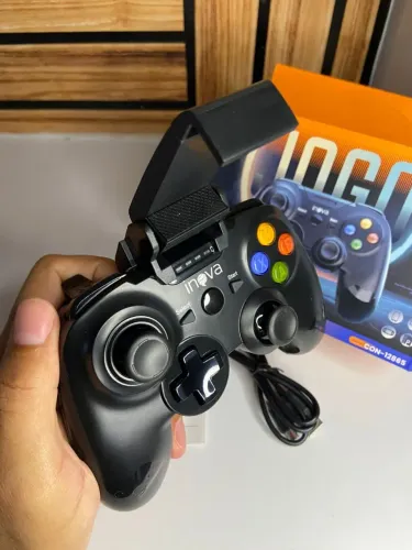 Controle Bluetooth Mobile Sem Fio preto - INOVA