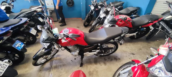 HONDA CG START 160 VERMELHA 2023 Shalon veículos Cariacica 