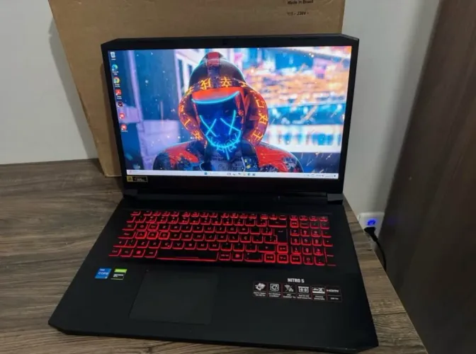 Notebook Nitro 5 i7 11ªRTX 3050 16Gb Ram FullHD 144Hz SSD 512Gb Nvme Wifi6