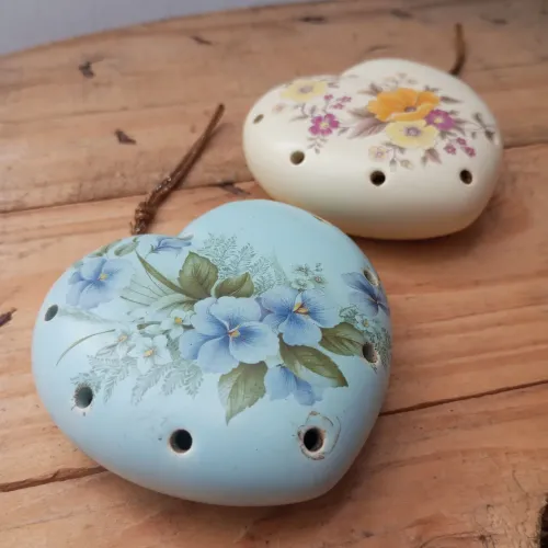 Pomander Vintage de Cerâmica (02 unidades)