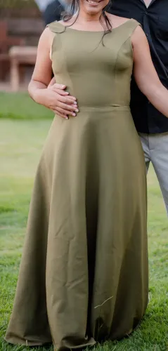 Vestido de festa Verde