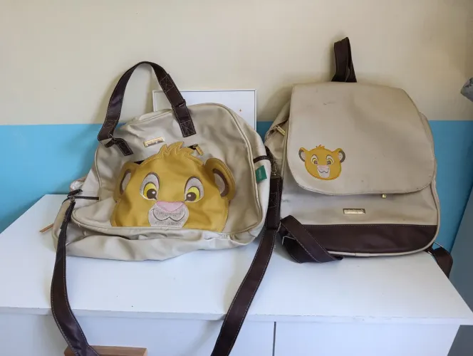Kit bolsa maternidade Rei Leão