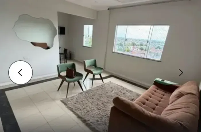Apartamento mobiliado para locação no Ed. João Lima de Paes