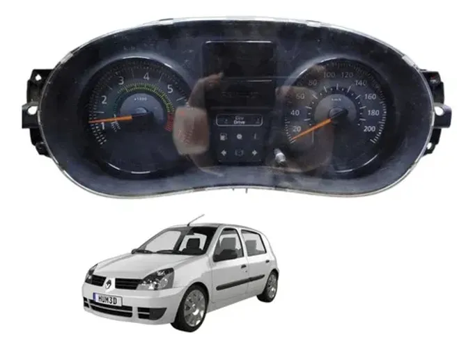 Painel Instrumentos Renault Clio 1.0 16v 2010 2014 Original Preto