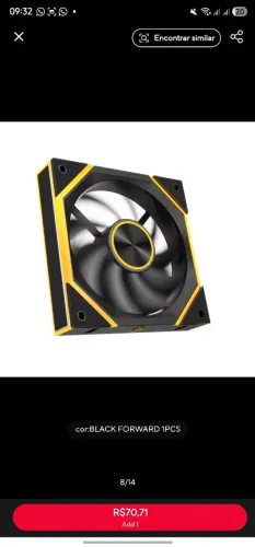 Fans jungle leopard p1, são 4 unidades novas.