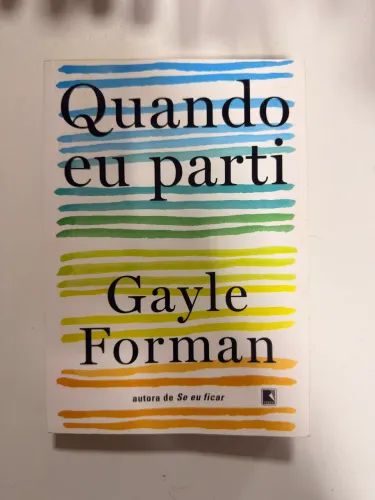 Quando eu parti - livro