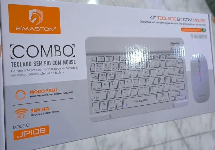 Teclado e mouse sem fio