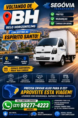 Caminhão Voltando de BH x Vitória ES