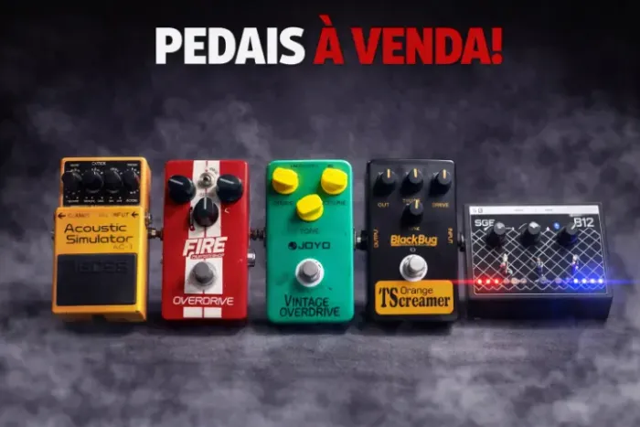 Pedais de Guitarra Boss Fire Joyo Orange Santo Angelo A partir de 250,00 - Estuda Troca  