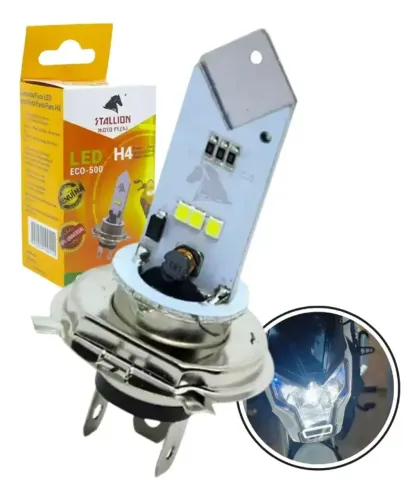 Lâmpada Farol Led Cavalinho 6500k H4 Carro Moto Cg 160 150