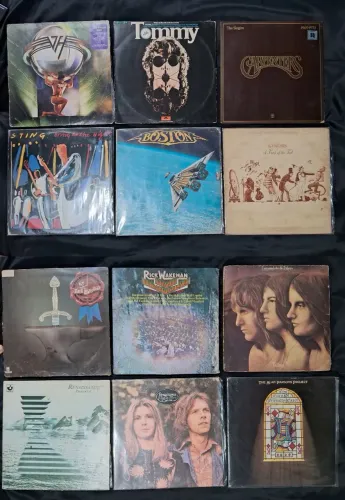 Lps de Rock variados e preços individuais