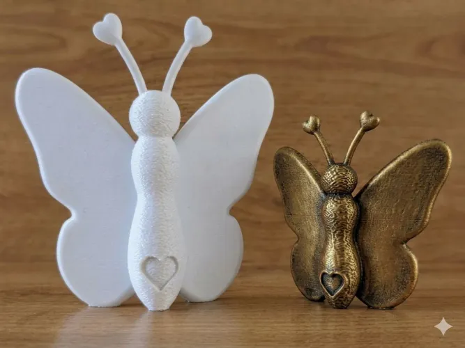 Kit 2 Borboleta 3D Decoração Moderno Delicada Sala Quarto Lindas