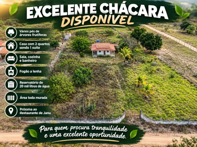 Chácara em retiro coração de Maria