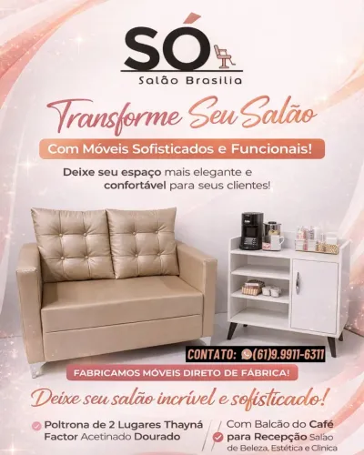 Fábrica de móveis para salão de beleza