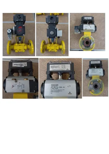 Válvula Esfera Industrial com Atuador Pneumático