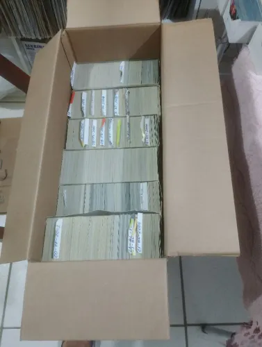 Lote de 28Kg de cartão telefônico. 12.500 cartões