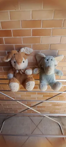 Pelúcia Coelho e elefante