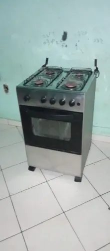 Fogao inox 4 bocas eletrico