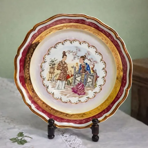 LINDO E GRANDE PRATO DECORATIVO 