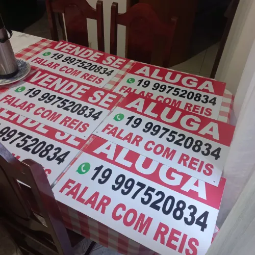 Placas pedido mínimo 4