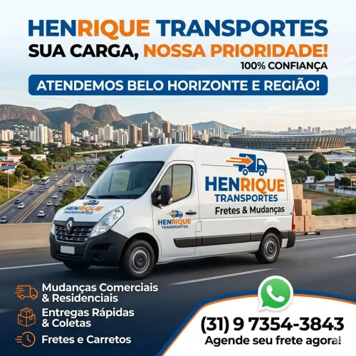 Henrique Transportes | Fretes, Mudanças e Carretos em BH e Região