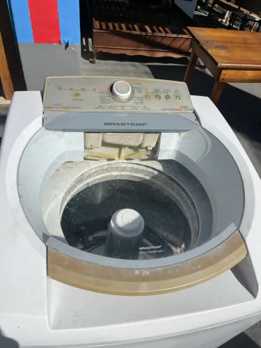 Máquina lavras 11 kg Brastemp cesto inox
