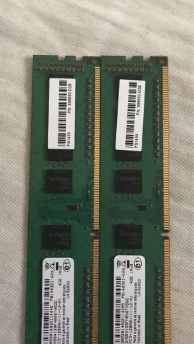 Memória ram 2 pente de 4gb ddr4