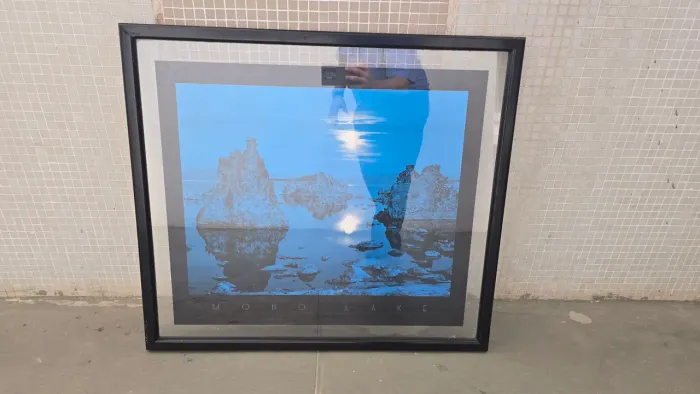 Quadro grande do Mono lake perfeito estado de conservação aceito proposta 
