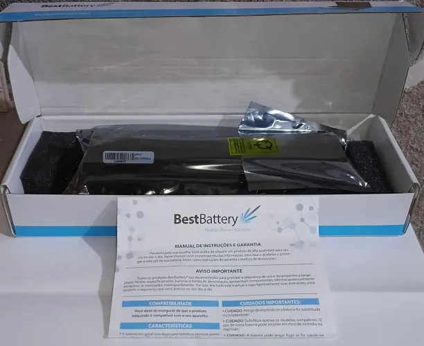Bateria para Notebook HP HSTNN-UB0W - 9 Celulas, Alta Capacidade BESTBATTERY(NOVA)