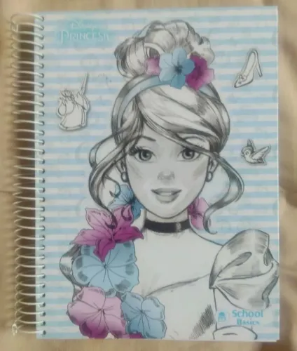 Caderno Princesas Disney - Cinderela