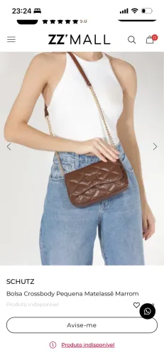 Bolsa Crossbody Matelassê Schutz