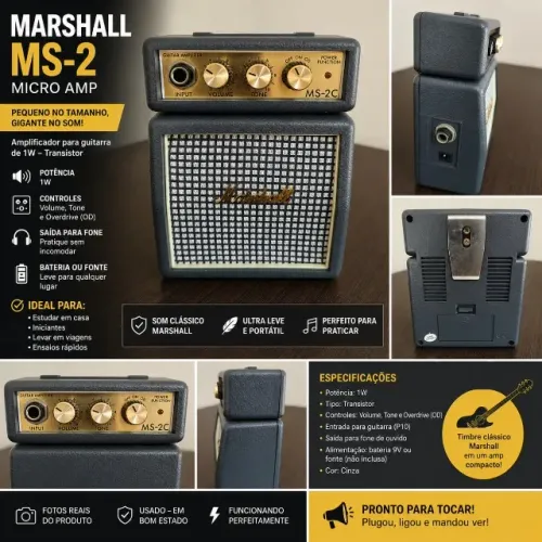 Amplificador Marshall Micro Amp MS-2