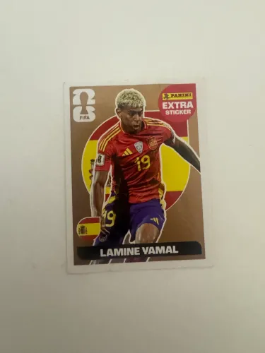 Figurinha bronze do lamine yamal