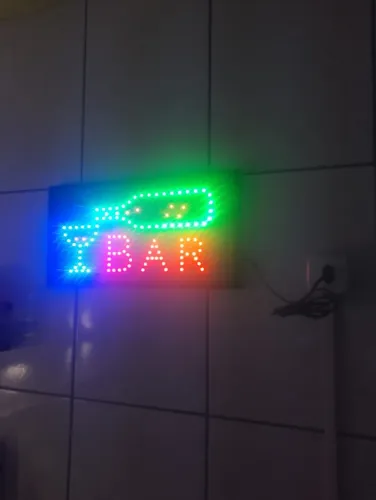 PLACA PAINEL LETREIRO DE LED LUMINOSO