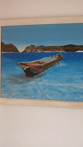 Pintura de Arraial do Cabo feita por mim.